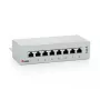 Equip 8-poorts Cat.6 desktop patchpanel, lichtgrijs