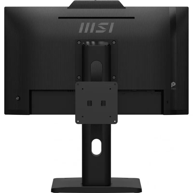 MSI PRO MP242PMGDE monitor 23,8 inch (60,5 cm), Full HD 1920x1080, IPS, 120 Hz, 1 ms, webcam, microfoon, USB-hub, HDMI, DP, VGA, zwart