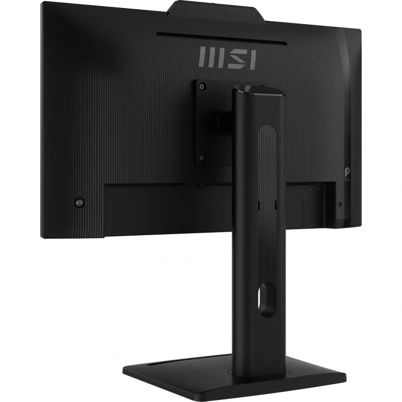 MSI PRO MP242PMGDE monitor 23,8 inch (60,5 cm), Full HD 1920x1080, IPS, 120 Hz, 1 ms, webcam, microfoon, USB-hub, HDMI, DP, VGA, zwart