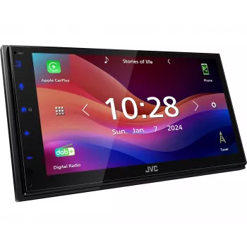 JVC KW-M695DBW Autoradio zwart Wi-Fi 200 W Bluetooth