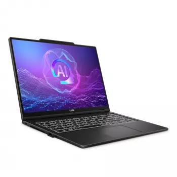 Laptop MSI VenturePro A16 AI+ A3HWEG-003DE — AMD Ryzen AI 7 350, 16 inch 2K (2048×1280), 16 GB DDR5, 1 TB SSD, NVIDIA GeForce RTX 5050, Windows 11 Home, grijs
