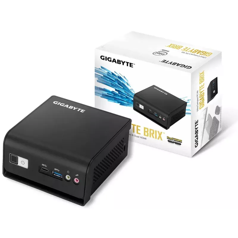 Gigabyte BRIX GB-BLPD-5005R Intel Pentium J5005 barebone mini-pc