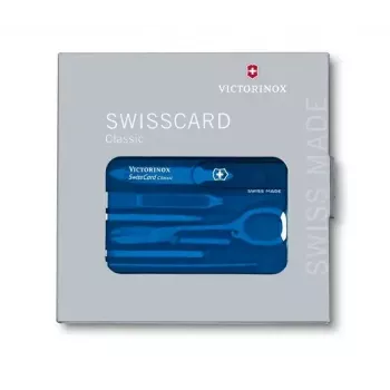 SwissCard Classic Victorinox blauw