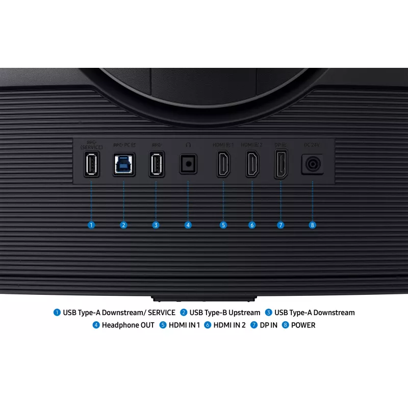 Samsung G75F computermonitor 94 cm (37 inch) 3840 x 2160 pixel 4K Ultra HD lcd zwart