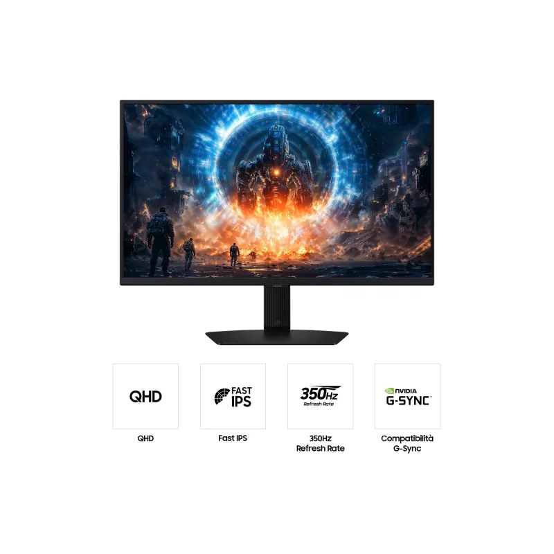 Samsung G60F computermonitor 68,6 cm (27 inch) 2560 x 1440 pixel Quad HD lcd zwart