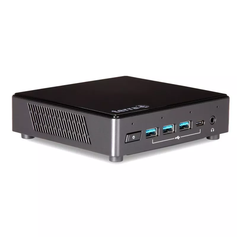 TERRA PC-Micro 3100 Silent Greenline Intel® Celeron® N5100 8 GB DDR4-SDRAM 240 GB SSD Windows 11 Pro micro-pc zwart