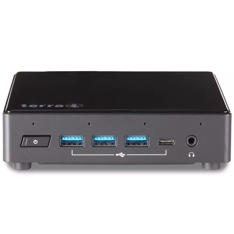 TERRA PC-Micro 3100 Silent Greenline Intel® Celeron® N5100 8 GB DDR4-SDRAM 240 GB SSD Windows 11 Pro micro-pc zwart