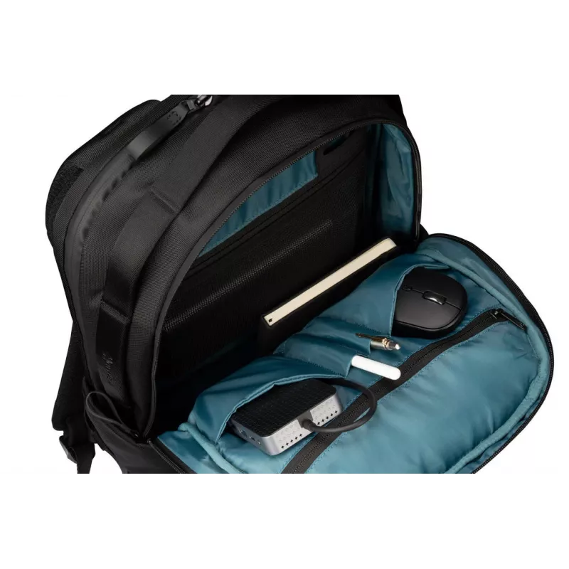 Rugzak HYPER HyperPack HP21PBKGL voor laptops tot 40,6 cm (16 inch) – zwart, PET/polyester