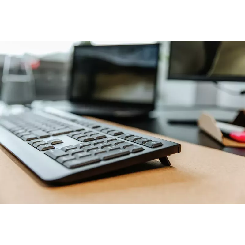 CHERRY KW 3000 toetsenbord universeel RF Wireless QWERTY US International zwart