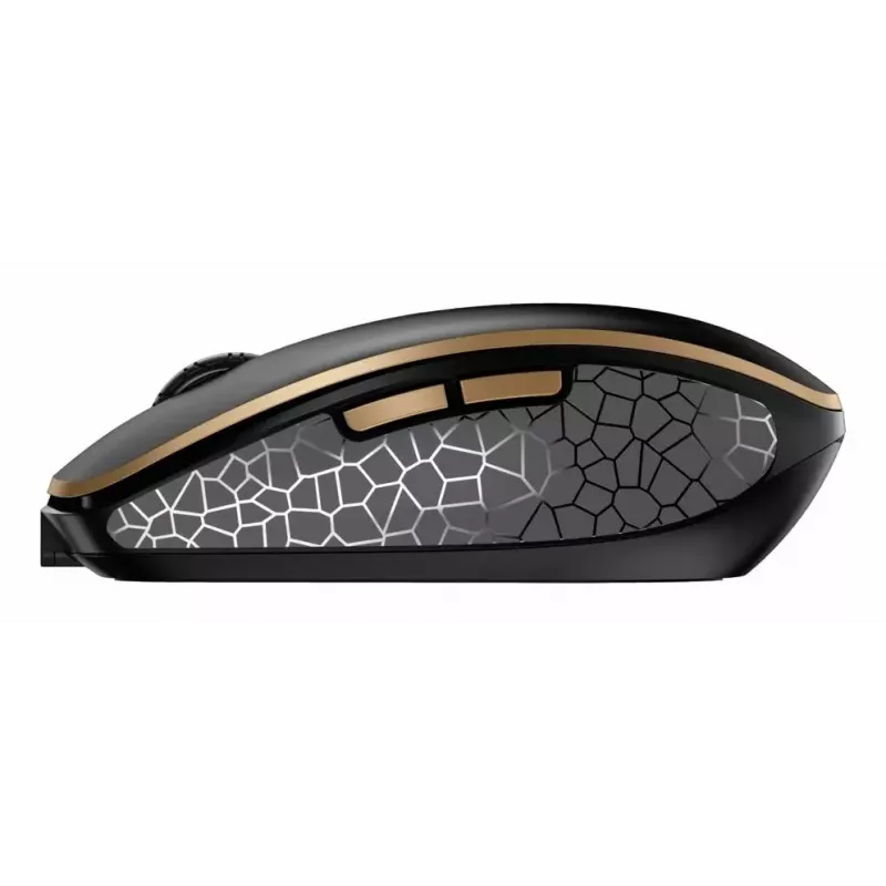 Cherry DW 9100 Slim Draadloze toetsenbord- en muisset, Italiaanse indeling, zwart/brons