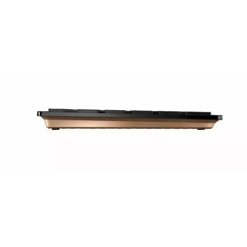 Cherry DW 9100 Slim Draadloze toetsenbord- en muisset, Italiaanse indeling, zwart/brons