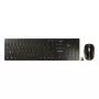 Cherry DW 9100 Slim Draadloze toetsenbord- en muisset, Italiaanse indeling, zwart/brons