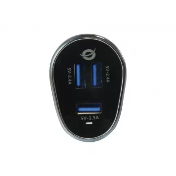 Conceptronic CARDEN06B mobiele lader universeel zwart sigarettenaansteker auto