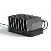 Conceptronic OZUL 8-poorts 75W USB PD laadstation, binnen, AC, 12 V, zwart