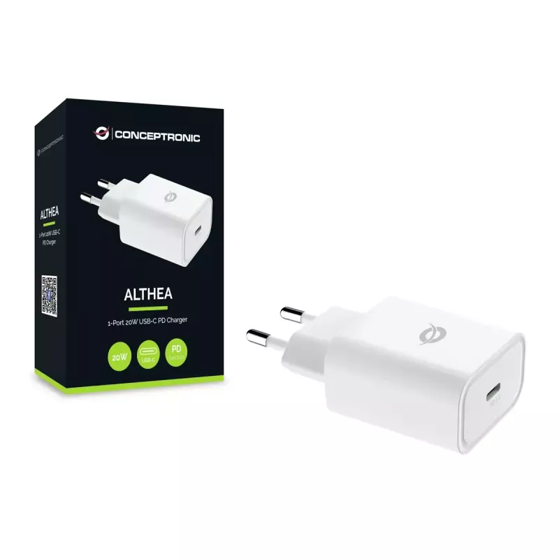 Conceptronic ALTHEA07W 1-poorts 20W USB-C PD lader