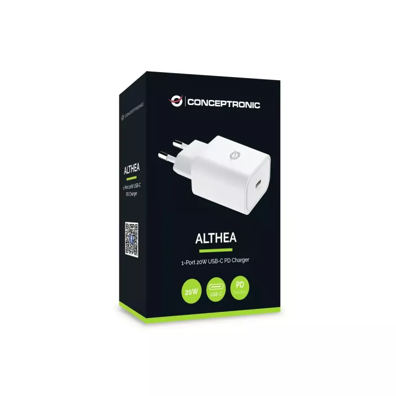 Conceptronic ALTHEA07W 1-poorts 20W USB-C PD lader