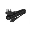 Conceptronic OZUL03BUK 100W GaN desktop USB PD lader, geïntegreerde USB-C-kabel, UK-stekker
