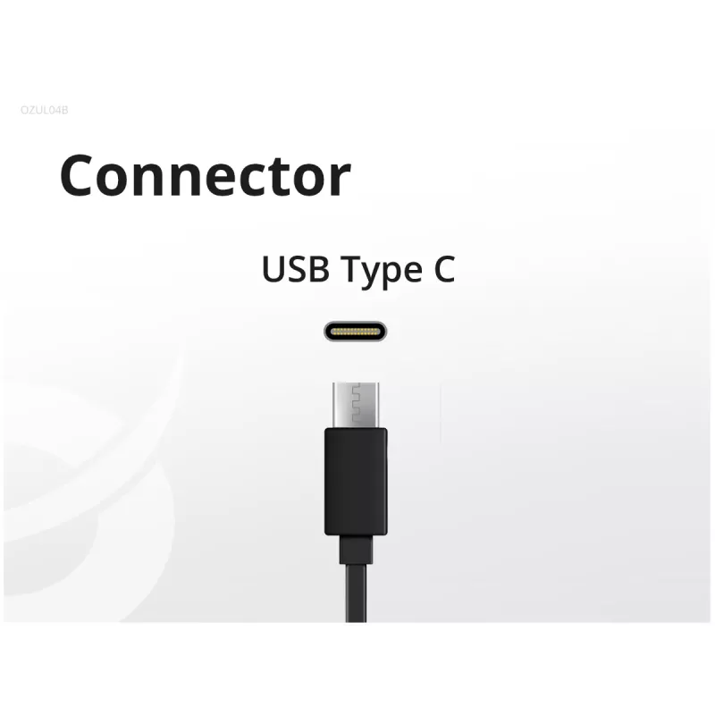 Conceptronic OZUL04BE 67W GaN USB PD lader, geïntegreerde USB-C-kabel