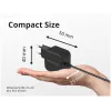 Conceptronic OZUL04BE 67W GaN USB PD lader, geïntegreerde USB-C-kabel