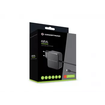Conceptronic OZUL05BE mobiele lader universeel zwart AC binnen