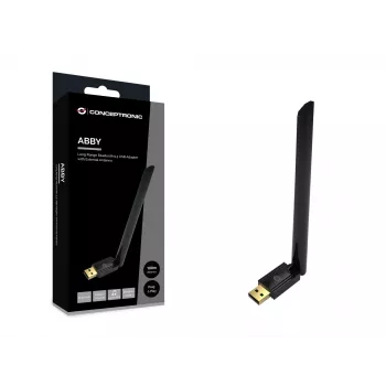 Conceptronic ABBY17B Long Range Bluetooth 5.3 USB-adapter, externe antenne
