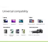 Conceptronic 2-poorts 20W GaN USB PD lader, USB-C x 1, USB-A x 1 ALTHEA15W