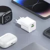 Conceptronic 2-poorts 20W GaN USB PD lader, USB-C x 1, USB-A x 1 ALTHEA15W