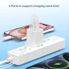 Conceptronic 2-poorts 20W GaN USB PD lader, USB-C x 1, USB-A x 1 ALTHEA15W