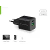 Conceptronic 2-poorts 20W GaN USB PD lader, USB-C x 1, USB-A x 1, QC 3.0, PPS