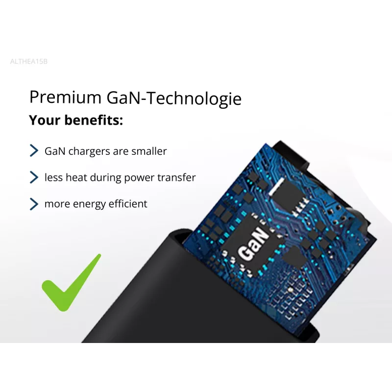 Conceptronic 2-poorts 20W GaN USB PD lader, USB-C x 1, USB-A x 1, QC 3.0, PPS