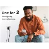 Conceptronic 2-poorts 33W GaN USB PD lader met 3-in-1 laadkabel, USB-C x 1, USB-A x 1, QC 3.0, PPS