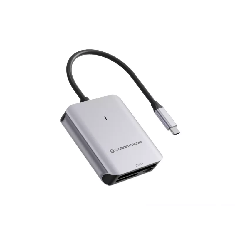 Conceptronic BIAN09G 3-in-1 kaartlezer USB 3.2 Gen 2, CFast 2.0, SD TF/MicroSD 4.0, UHS-II