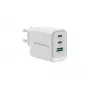 Conceptronic ALTHEA21W65 3-poorts 65W GaN USB PD-oplader, USB-C x 2, USB-A x 1, QC 3.0, PPS, PD 3.0