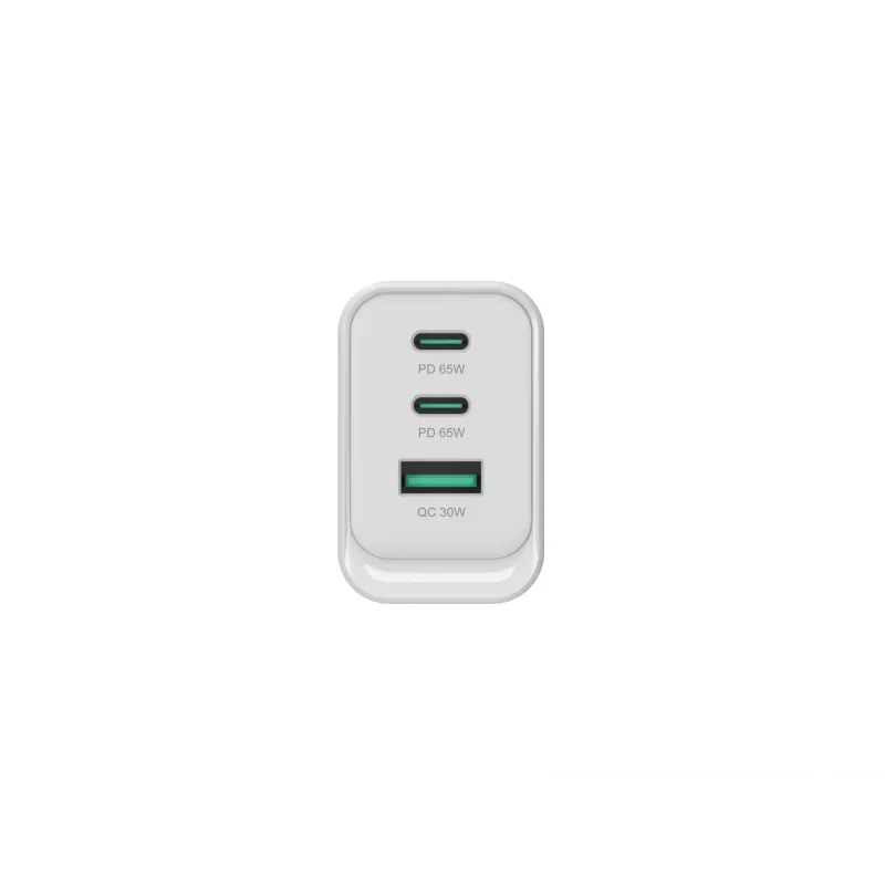Conceptronic ALTHEA21W65 3-poorts 65W GaN USB PD-oplader, USB-C x 2, USB-A x 1, QC 3.0, PPS, PD 3.0