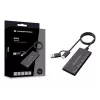 7-in-1 kaartlezer CONCEPTRONIC BIAN10B — USB 3.2 Gen 1 Type-A/Type-C, CF/MMC/MS/SD/MicroSD/xD, zwart