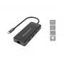 Conceptronic DONN14G laptop-dock/poort-replicator bedraad USB 3.2 Gen 1 (3.1 Gen 1) Type-C grijs