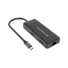 Conceptronic DONN14G laptop-dock/poort-replicator bedraad USB 3.2 Gen 1 (3.1 Gen 1) Type-C grijs