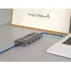 Conceptronic DONN14G laptop-dock/poort-replicator bedraad USB 3.2 Gen 1 (3.1 Gen 1) Type-C grijs