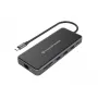 Conceptronic DONN15G laptop-dock/poort-replicator bedraad USB 3.2 Gen 1 (3.1 Gen 1) Type-C grijs