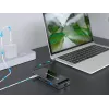 Conceptronic DONN15G laptop-dock/poort-replicator bedraad USB 3.2 Gen 1 (3.1 Gen 1) Type-C grijs
