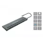 Conceptronic DONN17G laptop-dockingstation/poort-replicator bedraad USB 3.2 Gen 1 (3.1 Gen 1) Type-C grijs