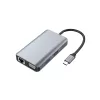 Conceptronic DONN21G laptop-dockingstation/poort-replicator bedraad USB 3.2 Gen 1 (3.1 Gen 1) Type-C grijs