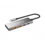 Conceptronic HUBBIES15G interface-hub USB 3.2 Gen 2 (3.1 Gen 2) Type-C 10000 Mbit/s grijs