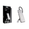 Conceptronic HUBBIES17G interface-hub USB 3.2 Gen 2 (3.1 Gen 2) Type-C 10000 Mbit/s grijs
