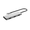 Conceptronic HUBBIES17G interface-hub USB 3.2 Gen 2 (3.1 Gen 2) Type-C 10000 Mbit/s grijs