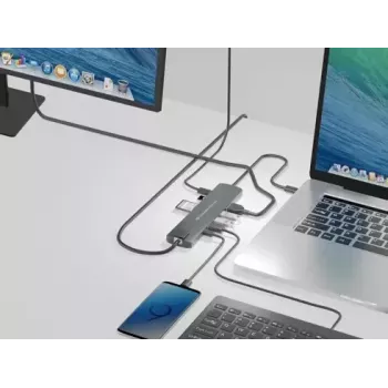 Conceptronic DONN 9-in-1 multifunctionele USB-hub-adapter