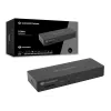 Conceptronic DONN30B 13-in-1 Thunderbolt 4 dockingstation, 40 Gbit/s, 96 W, HDMI, 2x USB-A, USB-C, 2,5GbE LAN, SD-kaartlezer, zwart