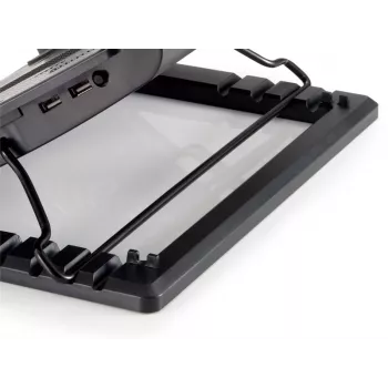 Conceptronic THANA notebook-koelonderzetter, geschikt voor maximaal 17 inch, 1 ventilator