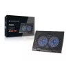Conceptronic THANA notebook-koelpad, geschikt voor maximaal 17 inch, 2 ventilatoren