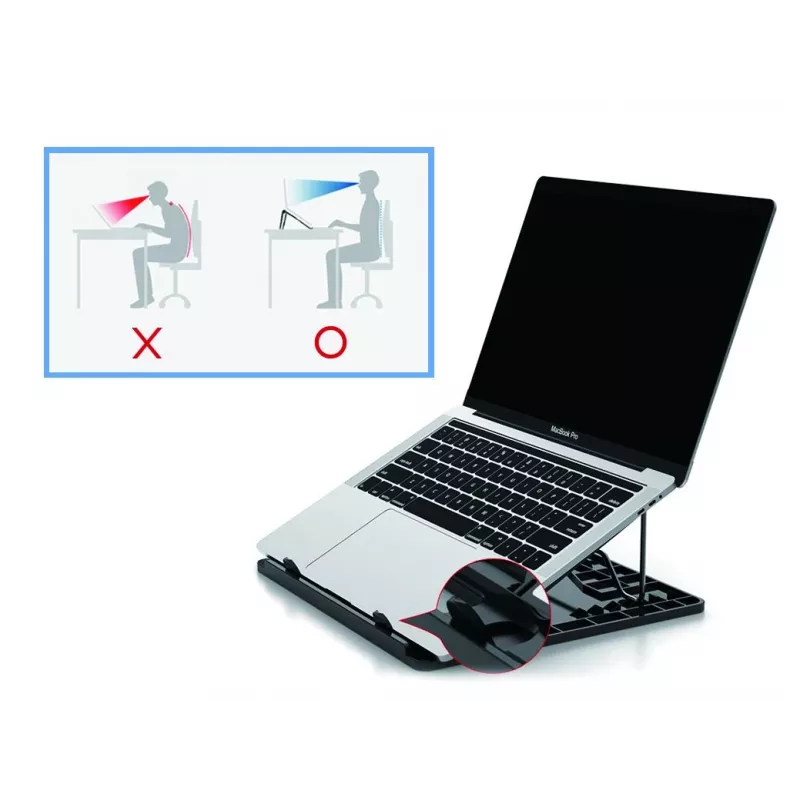 Conceptronic ERGO laptop-koelstandaard laptopstandaard zwart 39,6 cm (15,6 inch)